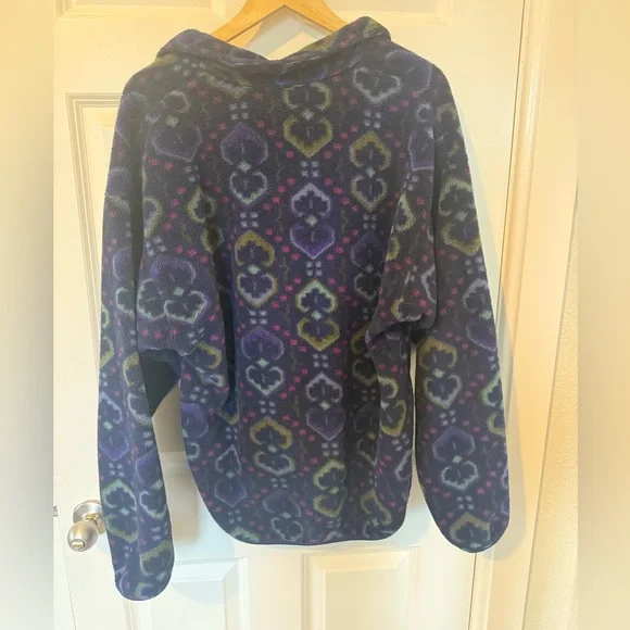 Patagonia Vintage Synchilla Sweater Mens L 1994 Snap-Pullover Tapestry Ink Blue - Picture 10 of 10